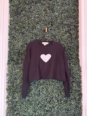 saltwater LUXE Black Knit Crewneck Sweater